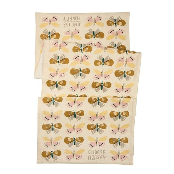 Primitives by Kathy - Table Runner - Happy Butterfly Design - Picture 1 of 2
